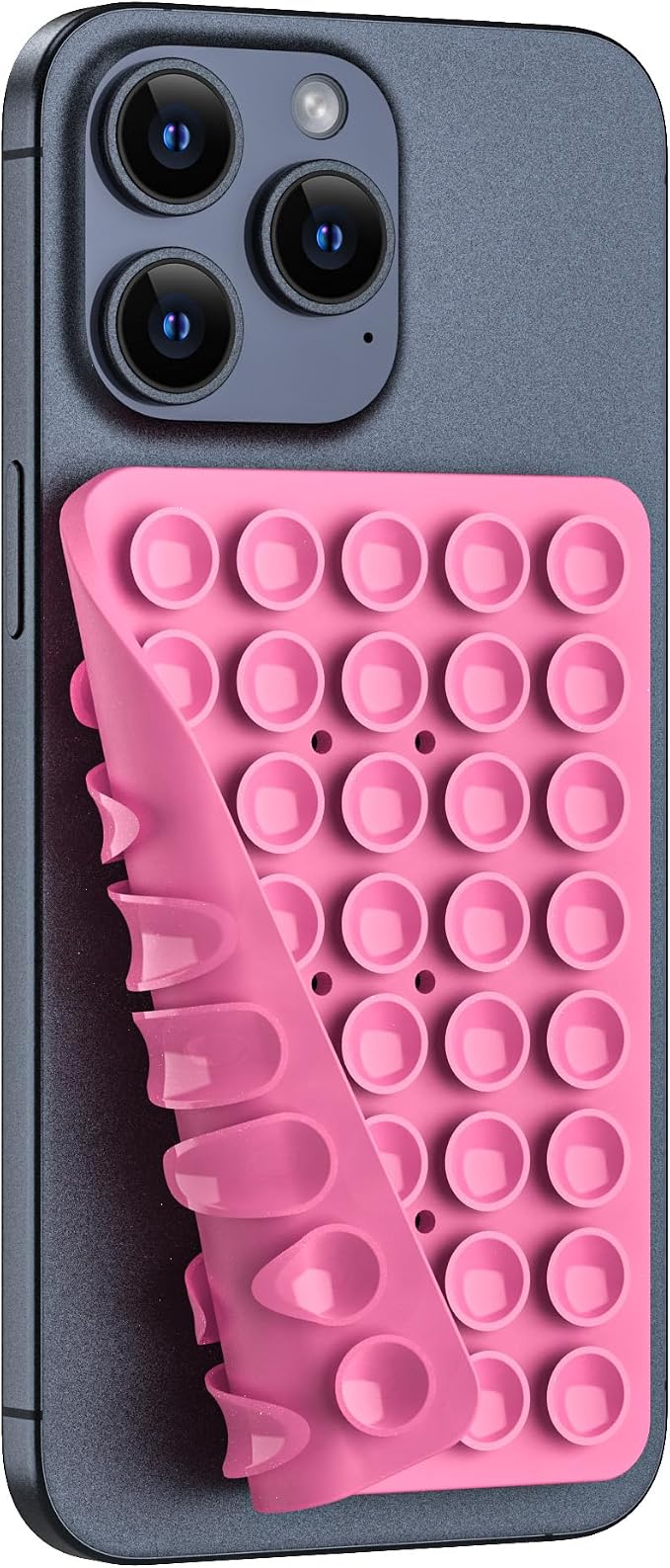 Silicone Double Sided Suction Phone Case Mount, Detachable Hands Free & Strong - Image 3