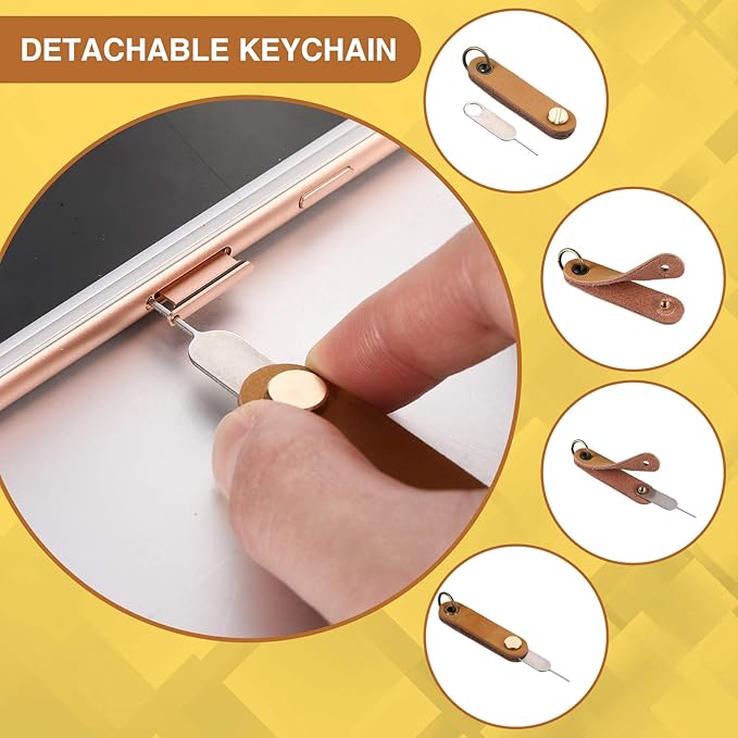 Weewooday 20 Pcs Sim Card Removal Tool Universal Sim Card Pin Card Tray Eject - Image 4