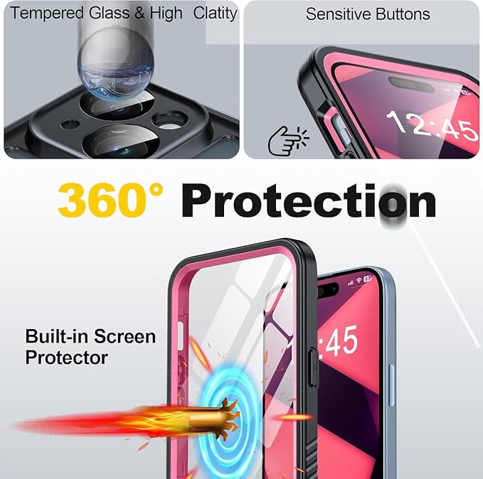 for iPhone 15 Plus Case Waterproof - Image 7