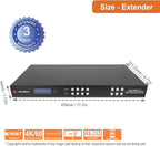 J-Tech Digital HDBaseT 4x4 Matrix Extender Switcher Supports HDMI2.0 HDCP2.2 - Image 2