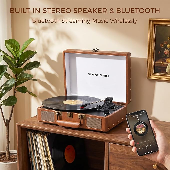 Portable Vinyl Record Player - Image 3
