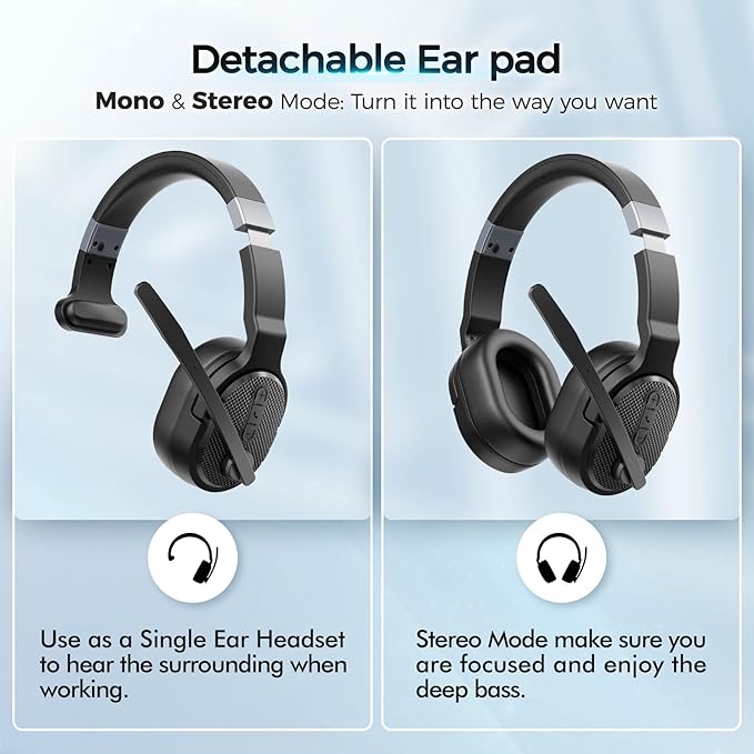 COSMUSIS Trucker Bluetooth Headset - Image 2