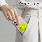 Magnetic Phone Ring Grip Holder, Silicone Finger Loop Grip, Compatible - Image 9
