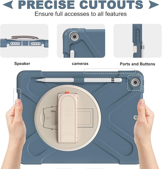 ZenRich Shockproof Case for iPad 9th/8th/7th Generation 10.2 inch 2021/2020/2019 - Image 7