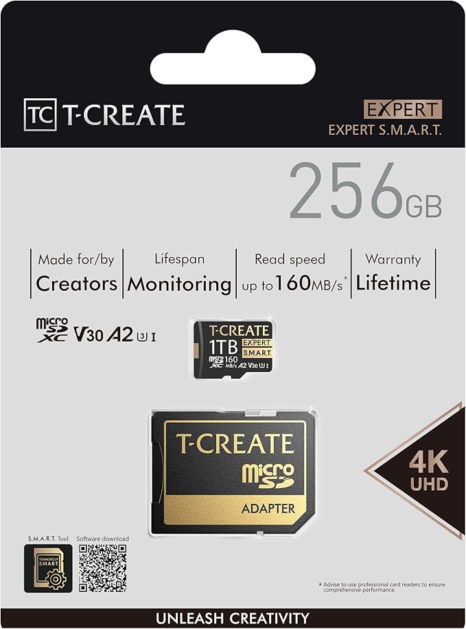 TEAMGROUP T-Create S.M.A.R.T A2 256GB Micro SDXC U3 V30 4K R/W Speed up to - Image 9