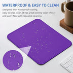 Purple Mouse Pad, Nice and Cute Mouse Pad, Splash-Proof Textured 10.2 x 8.2Inch - Image 6