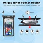 2 Pack Waterproof Phone Pouch - 10in Waterproof Phone Case - Image 6