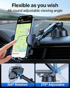 HTU 2025 Upgraded Car Phone Holder 【Safety Certs & No Smell】 Cell Phone Holder - Image 7