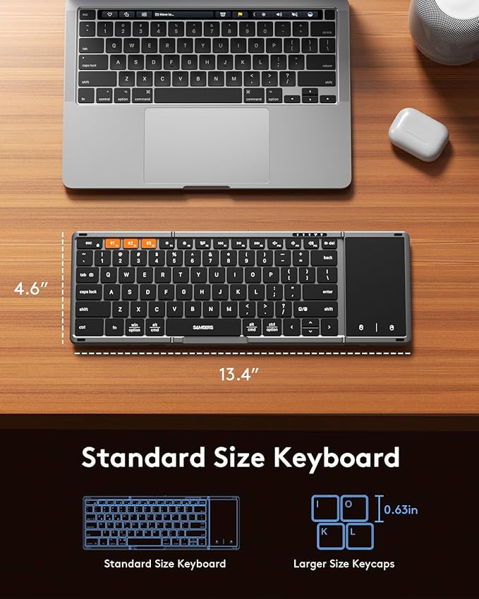 Samsers Foldable Bluetooth Keyboard - Image 3