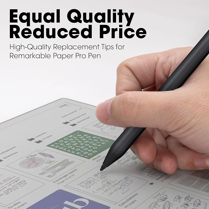 12 Pcs Marker Pen Tips for Remarkable Paper Pro nips, Durable Stylus Pen - Image 3