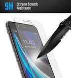 magglass Tempered Glass for iPhone SE Screen Protector Anti Bubble UHD Clear - Image 3