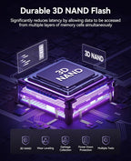 ORICO e5000 1TB SSD M.2 NVMe 2280 PCIe Gen4 5100MB/s Internal Solid State Drive - Image 5