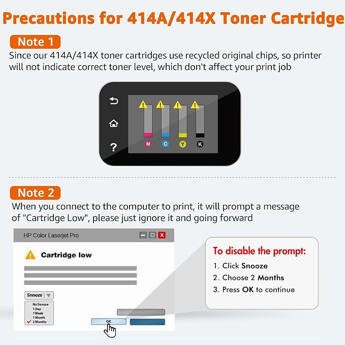 414a Toner Cartridges 4 Pack Replacement - Image 5