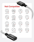 2 Pack 27W USB C to Lightning Cable Adapter, PD Fast Charging & Data Transfer - Image 4