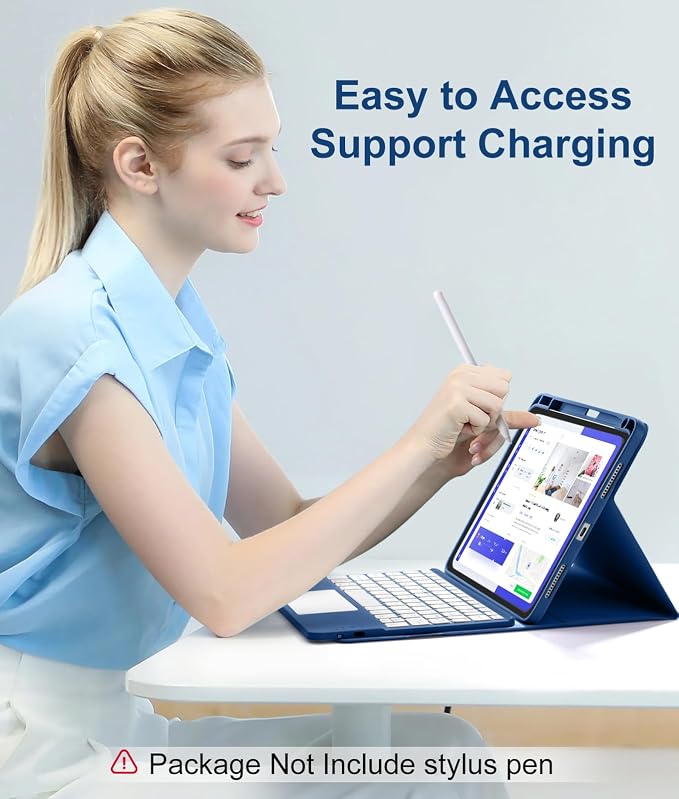 Compatible with iPad Air 11 Inch & Air 5th/ Air 4th Generation Case with - Image 7