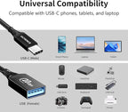 USB C to USB Adapter 2 Pack: 10Gbps USB Female to USB-C Male OTG Cable - Image 8