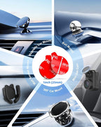 10 Pcs 3M Sticky Adhesive Pads for Car Magnetic Phone Holder, 1 inch Round VHB - Image 6
