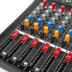 Professional 8 Channel Mixing Console Audio Mixer Bluetooth Digital USB MP3 - Image 9