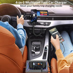 USB C Car Charger with Voltage Display, 3 Pack 65W Super Fast Charging Car - Image 6
