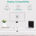 WALI Single Monitor Mount for 1 Computer Screen up to 32 inch, Fully Adjustable - Image 4