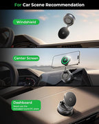 MRGLAS for 15W MagSafe Car Mount Charger, Vacuum Magnetic Wireless Car Charger - Image 2