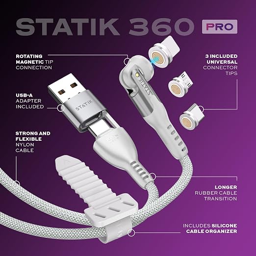 Statik 360 Pro Magnetic Charging Cable - Image 2