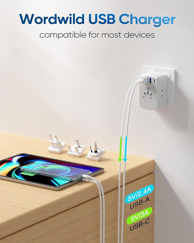 Olcorife Universal Travel Adapter Kit - Image 5