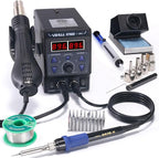 YIHUA 8786D I 2 in 1 Hot Air Rework and Soldering Iron Station by YIHUA