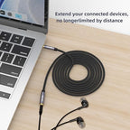 8FT 3.5mm Aux Jack Audio Extension Cable, Male to Female, TRS Headphone - Image 6