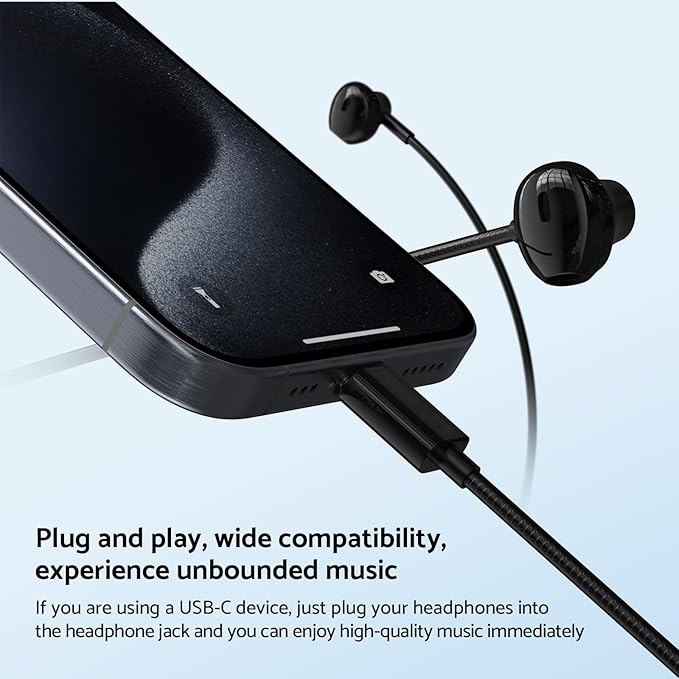 USB C Headphone with Microphone 3 Pack, Type C Wired Earbuds with Noise - Image 6