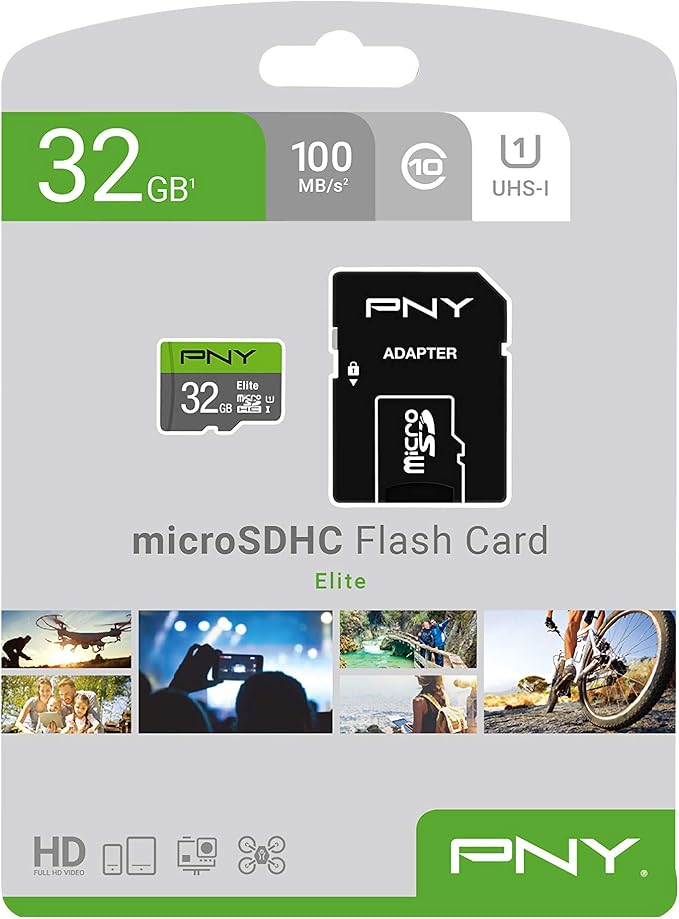 PNY 32GB Elite Class 10 U1 microSDHC Flash Memory Card - Image 2