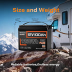 12V 100Ah LiFePO4 Battery MAX PLUS 2 Pack - Image 7