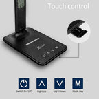 Desk lamp, LED Lamp with Wireless Charger, USB Charger Port, Touch Control - Image 7