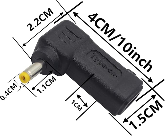 90W PD USB C to DC4017 Power Converter Type to DC 4017 Laptop Charging Adapter - Image 2