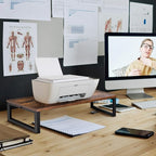 ARCOBIS 20 Inch Monitor Riser, Wood & Metal Computer Monitor Stand Riser - Image 7