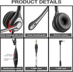 Wantek Cell Phone Headset Mono - Image 4