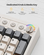 Kisnt KN104 Wireless Mechanical Gaming Keyboard, 100% Full Size 104 Keys - Image 6