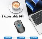 Wireless Mouse Ergonomic, Side Buttons Mouse, 2400 DPI, Silent and Anti Slip - Image 5