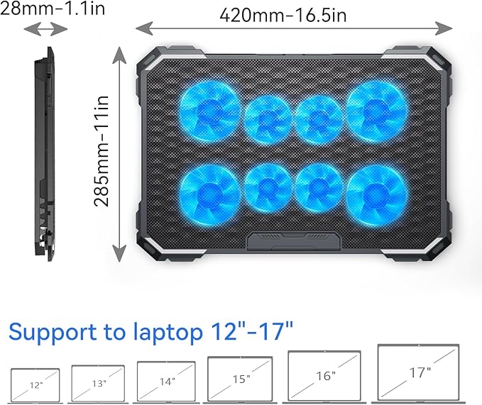 ICE COOREL Laptop Cooling Pad - Image 7