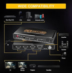 4K@60Hz HDMI 2.0 Splitter 2 in 2 Out - Image 5
