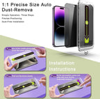 9H Tempered Glass, Full Coverage, Anti-Fingerprint, Auto Dust Removal, - Image 3