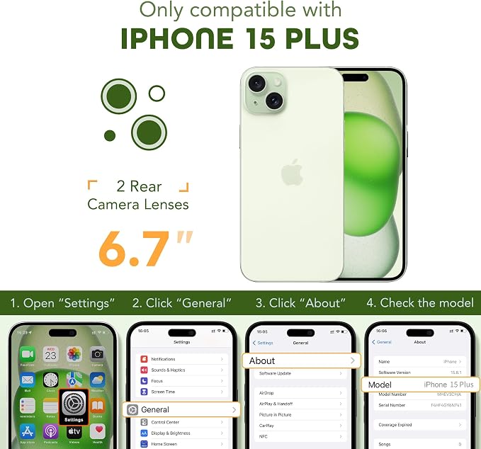 Magnetic for iPhone 15 Plus Case, Compatible - Image 7