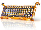 GravaStar Mercury K1 Pro Wireless Mechanical Gaming Keyboard, Aluminum Alloy by GravaStar