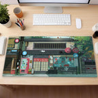 Kawaii Anime Cat Gaming Desk Mat Pad XL Large Mouse Pad Mouse & Keyboard Desk - Image 6