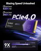 ORICO e5000 2TB SSD M.2 NVMe 2280 PCIe Gen4 5200MB/s Internal Solid State Drive - Image 2