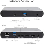 SIIG Thunderbolt 3 or USB C Dual 4K Display Docking Station - Image 3