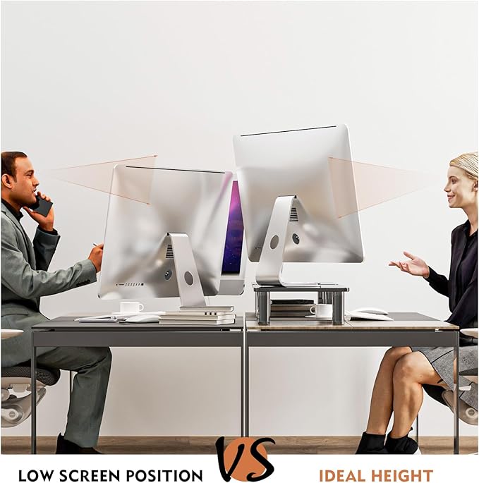 Hemudu 2 Pack Computer Monitor Stand Riser - Image 5