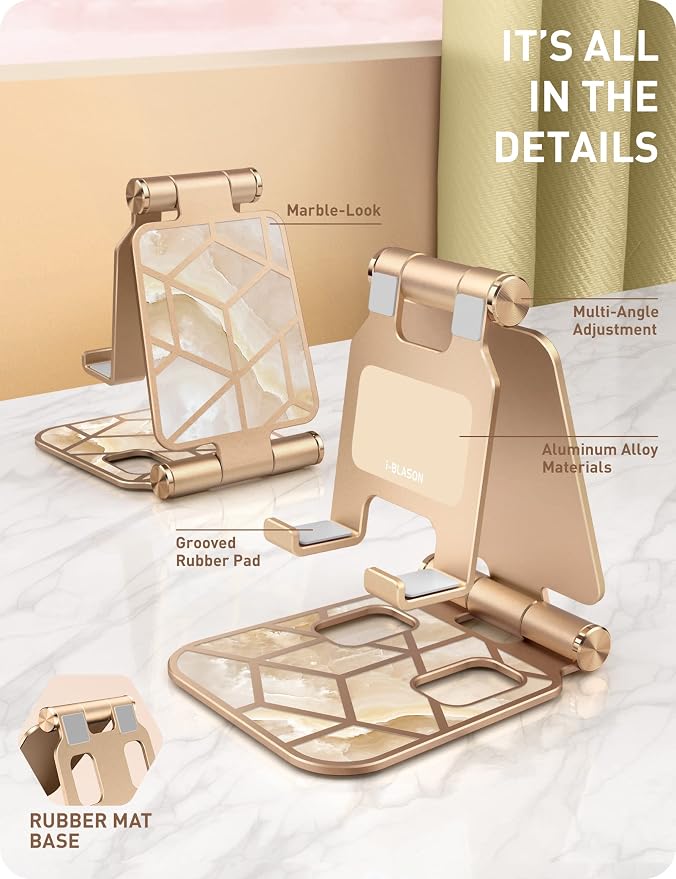 i-Blason Cell Phone Stand for Desk, Cell Phone Holder, Fits All Smart Phones - Image 3