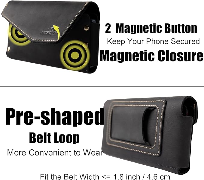 topstache Leather Phone Holster - Image 5