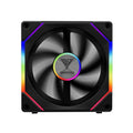 GAMDIAS 120mm ARGB PWM Case Fan, 2 Blades in 1 Fan Pack, Sync by GAMDIAS